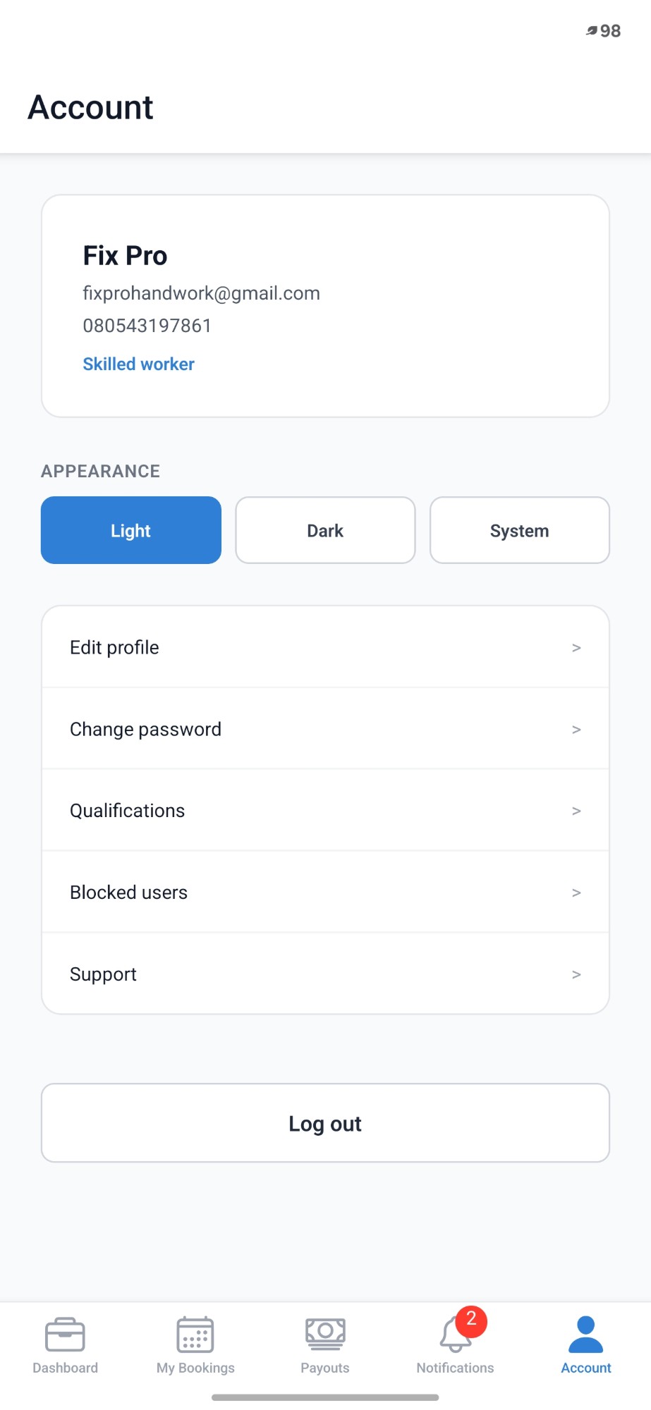 Your account, your way